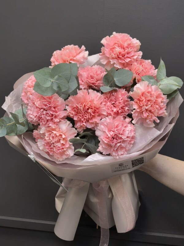 Букет из нежно- розовых диантусов # 45