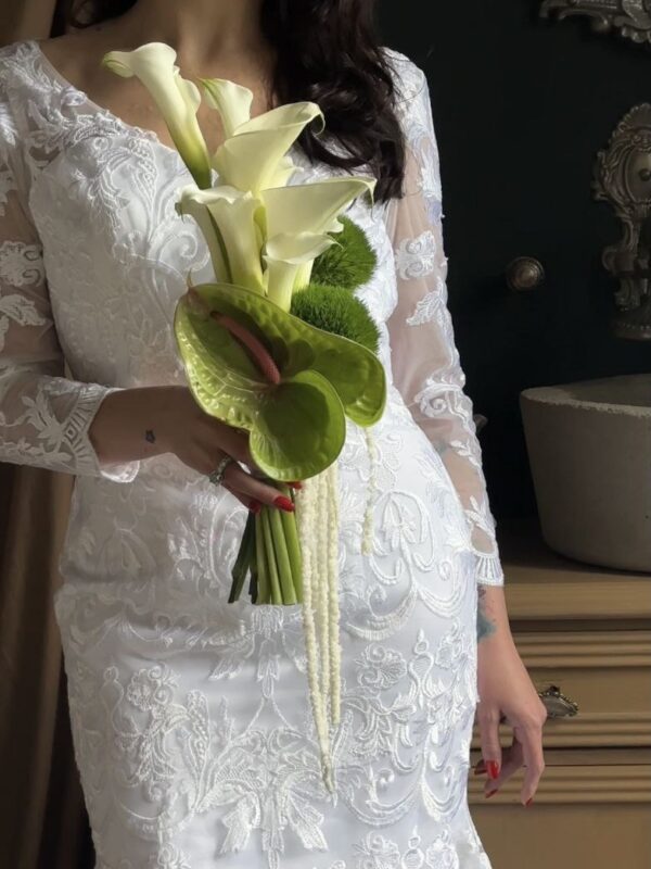 Свадебный букет  с каллами # 6