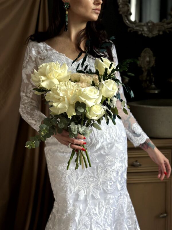 Свадебный букет из роз # 5