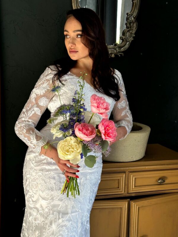 Свадебный букет с парфюмированой розой # 4